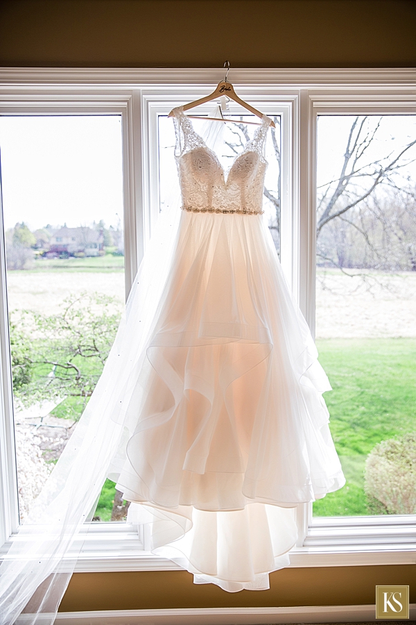 Wedding Gown in Window