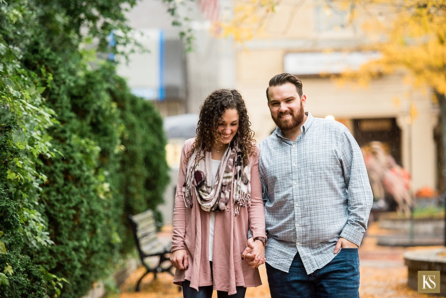 Downtown Northville Engagement Pictures