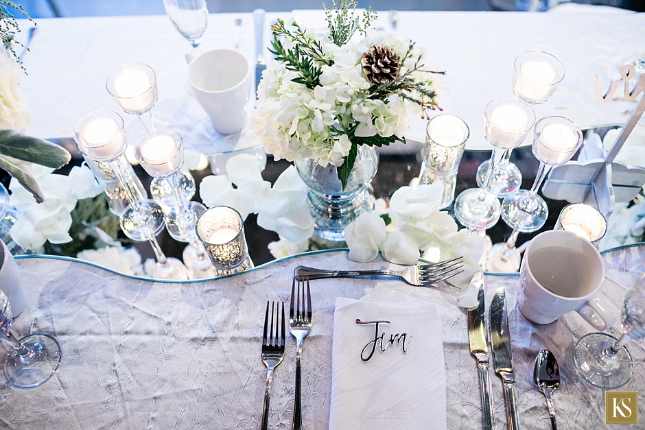 Wedding table decor and details