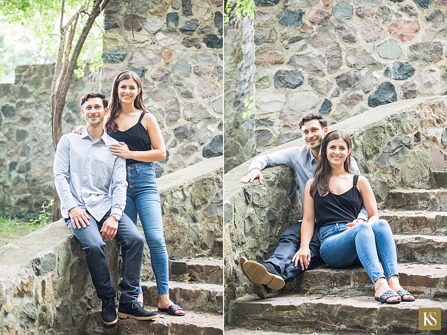 Stony Creek Metropark Engagement pictures in the summer